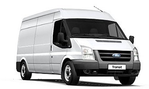 Ford Transit prodloužený k půjčení za autopůjčovny